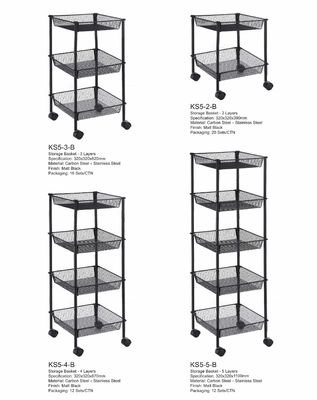 Stainless Steel Freestanding Kitchen Rack Multi Layer Removable For Vegetable Fruit