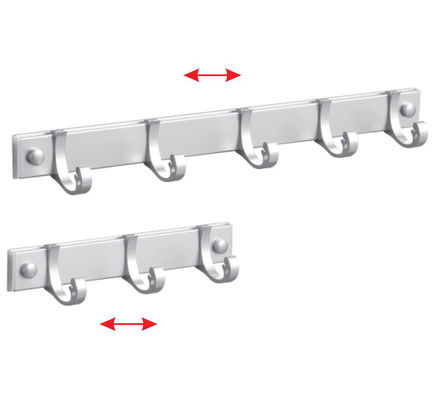 Aluminium Oxidation Finish Stainless Steel Robe Hooks For Coat Jacket Backpack