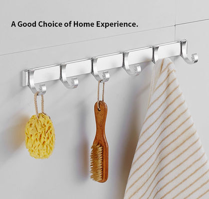 Aluminium Oxidation Finish Stainless Steel Robe Hooks For Coat Jacket Backpack