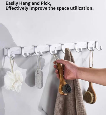Aluminium Oxidation Finish Stainless Steel Robe Hooks For Coat Jacket Backpack