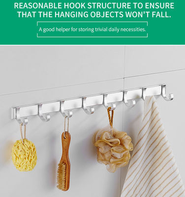 Aluminium Oxidation Finish Stainless Steel Robe Hooks For Coat Jacket Backpack