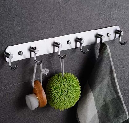 Heavy Duty Stainless Steel Robe Hooks Waterproof Anti Rust for Bathroom