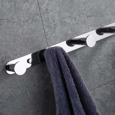 Wall Mounted Stainless Steel Robe Hooks With Mirror Polishing Finish