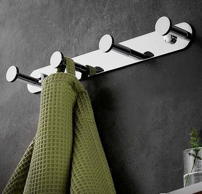 Wall Mounted Stainless Steel Robe Hooks With Mirror Polishing Finish