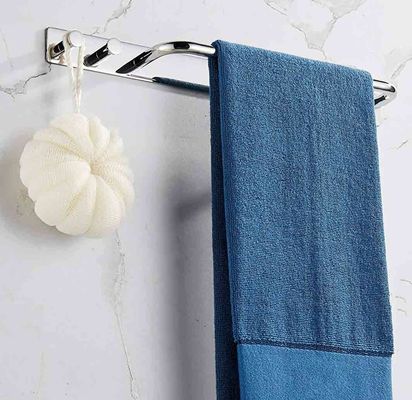 Mirror Polishing SUS304 Stainless Steel Towel Rack Holder 24 Inch For Kitchen Bathroom