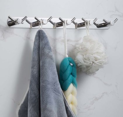 Wall Mounted Decorative Stainless Steel Hook Rack For Hanging Coats Backpack
