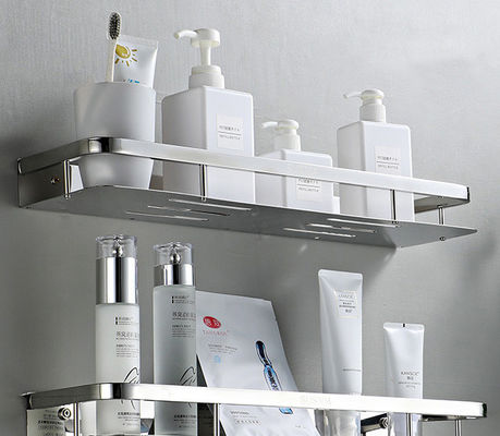 Mirror Polishing Stainless Steel Spice Rack Wall Mount For Kitchen Bathroom Balcony