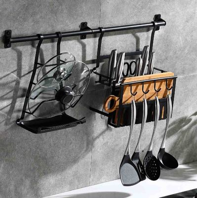 Multipurpose Wall Mounted Kitchen Shelf SUS304 Stainless Steel Material