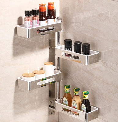 Multipurpose Wall Mounted Kitchen Shelf For Condiment Bottle