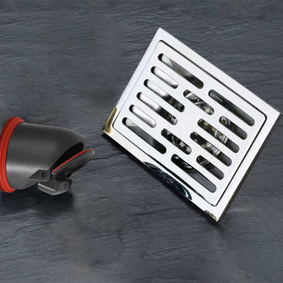 4" X 6" Rectangular Shower Drain , SS Floor Drain For Bathroom Kitchen Garage