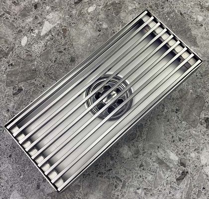 Linear Shower Floor Drain SUS304 Stainless Steel Material Corrosion Resistant