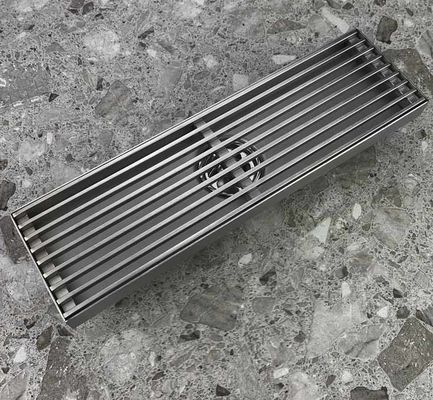 Linear Shower Floor Drain SUS304 Stainless Steel Material Corrosion Resistant