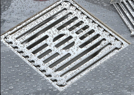 4 Inch Square Wet Room Shower Drain For Bathroom Swimming Pool