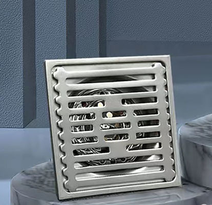 4 Inch Square Wet Room Shower Drain For Bathroom Swimming Pool