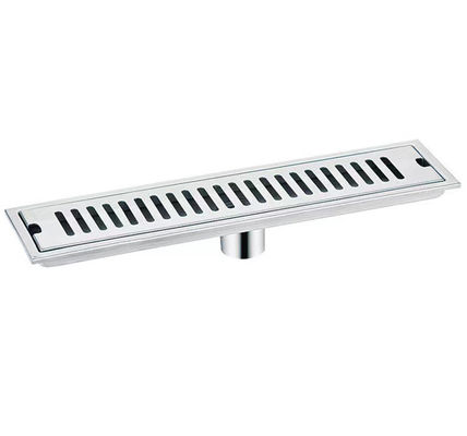 Linear Rectangular Shower Floor Drain With Brush Polishing Finish ODM