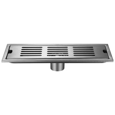 Brush Polishing Floor Drain SS 304 Linear Rectangular Shape For Bathrooms