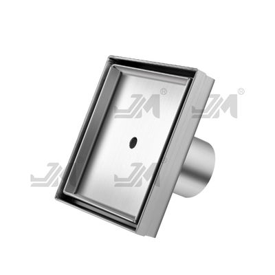 Stainless Steel 304 Shower Floor Drain Square Shape With Satin Polished Finish