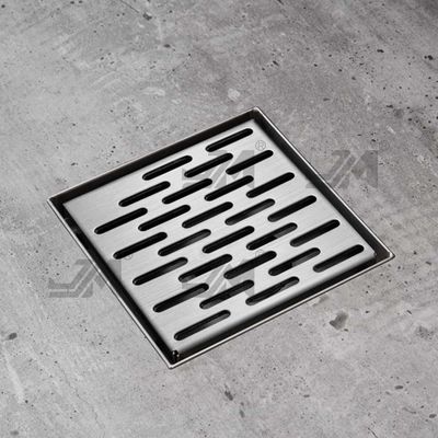 5.25 Inch Modern Square Shower Drain Stainless Steel 304 Material With Removable Grate