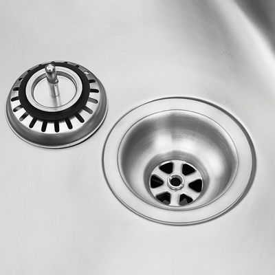 20 Gauge Stainless Steel Kitchen Sink Dual Mount With Satin Polished Finish