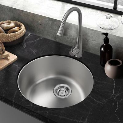 20 Gauge Stainless Steel Kitchen Sink Dual Mount With Satin Polished Finish