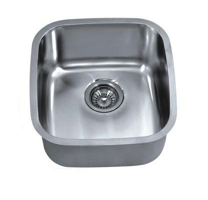Modern Sus304 Stainless Steel Sink , Undermount Single Bowl Bar Sink 22 Gauge