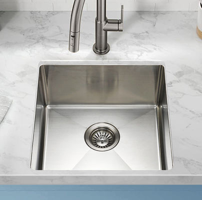 1.2mm Thick Stainless Steel Kitchen Sink Brushed Silver Color For Laundry Room