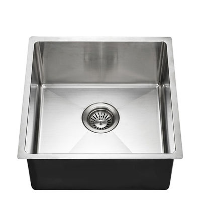 1.2mm Thick Stainless Steel Kitchen Sink Brushed Silver Color For Laundry Room