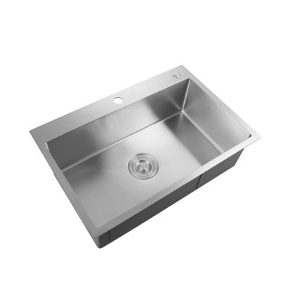 Rectangular 27 Inch Kitchen Sink , Top Mount Workstation Sink Stainless Steel 304 Material