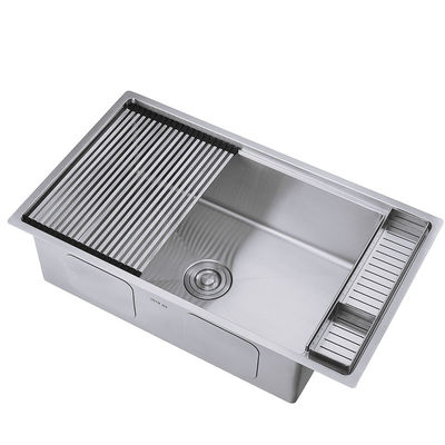 33" Undermount Stainless Steel Kitchen Sink Single Bowl 18 Gauge With SUS304 Material
