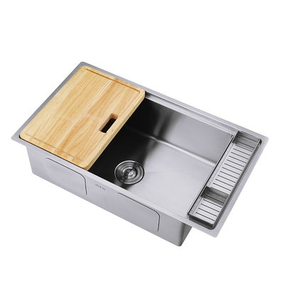 33" Undermount Stainless Steel Kitchen Sink Single Bowl 18 Gauge With SUS304 Material