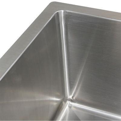 30x18 Inch 18 Gauge Stainless Steel Sink Undermount For Kitchen Island