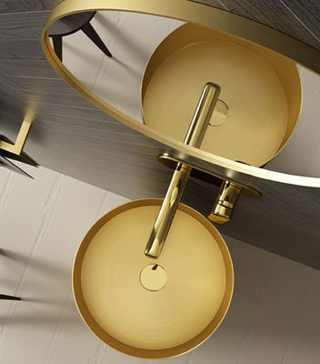 Multi Color Freestanding Stainless Steel Pedestal Sink SUS304 Material Luxury Style