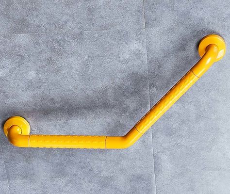 135 Degree Curved Stainless Steel Grab Bar Multipurpose For Shower Bathroom
