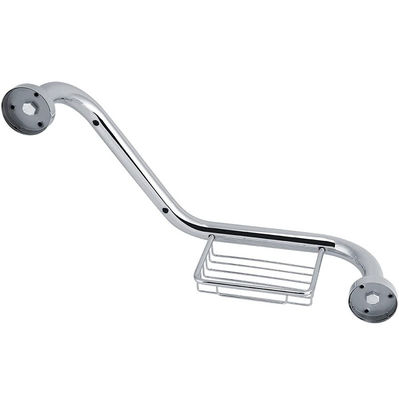 135 Degree Angled Bathroom Safety Handles Grab Bar With Matte Black Finish