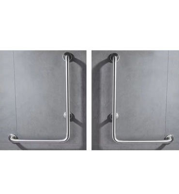 Wall Mount L Shape Stainless Steel Grab Bar Multifunctional For Balcony Corridor