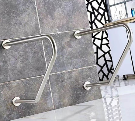 Non Slip Shower Stainless Steel Grab Bar 22 Inch U Shaped With Mirror Polishing