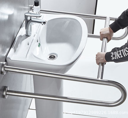 Stainless Steel 304 Bathroom Safety Grab Bar For Pregnant Women Barrier Free