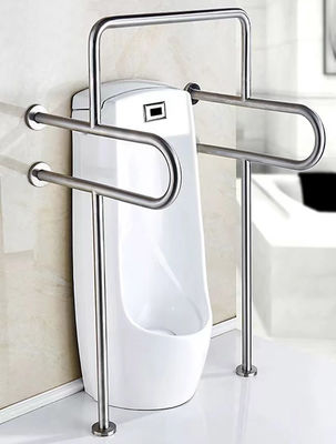 SUS304 Barrier Free Stainless Steel Bathroom Handrail For Disabled Elderly