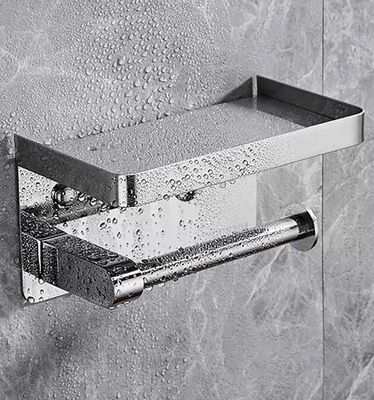 SUS 304 Stainless Steel Toilet Paper Dispenser Wall Mounted For Bathroom ODM
