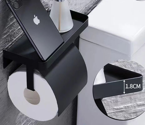 Waterproof Wall Mounted Toilet Paper Holder , 304 Stainless Steel Toilet Tissue Dispenser