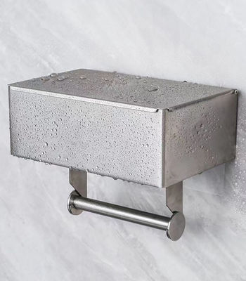 Large Stainless Steel Toilet Paper Dispenser Multifunctional Multipurpose