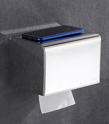 Multi Colored Commercial Stainless Steel Toilet Paper Holder Waterproof Dog Proof