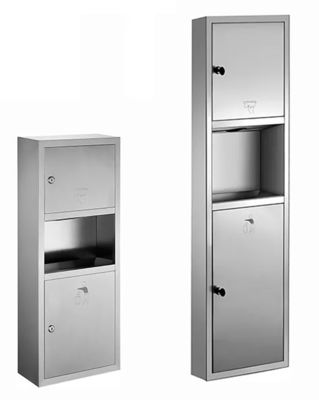Restroom Rectangular Surface Mounted Paper Towel Dispenser With Polishing Finish OEM