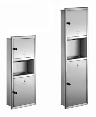 Restroom Rectangular Surface Mounted Paper Towel Dispenser With Polishing Finish OEM