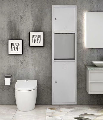 Restroom Rectangular Surface Mounted Paper Towel Dispenser With Polishing Finish OEM