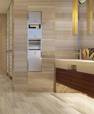 Recessed Stainless Steel Toilet Paper Dispenser Towel With Brushed Nickel Color
