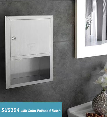 Wall Mounted Stainless Steel Toilet Paper Dispenser For Restroom Office Home OEM ODM