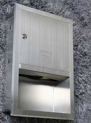 Wall Mounted Stainless Steel Toilet Paper Dispenser For Restroom Office OEM ODM