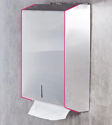 304 Stainless Steel Toilet Paper Dispenser , Multifold Paper Towel Dispenser For Restroom
