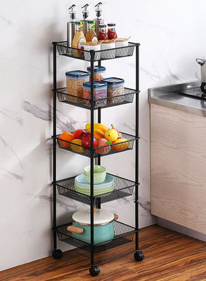 Stainless Steel Freestanding Kitchen Rack Multi Layer Removable For Vegetable Fruit